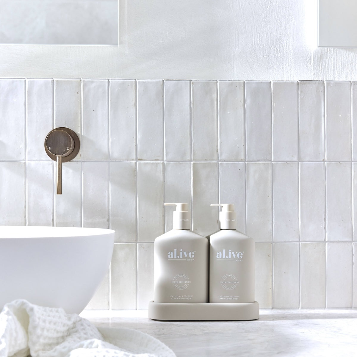 Bathroom Duo - Sea Cotton & Coconut