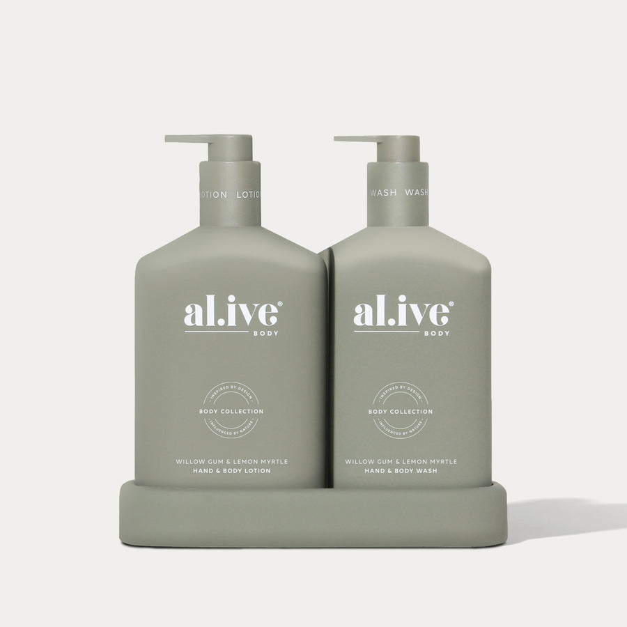 BATHROOM DUO - WILLOW GUM & LEMON MYRTLE