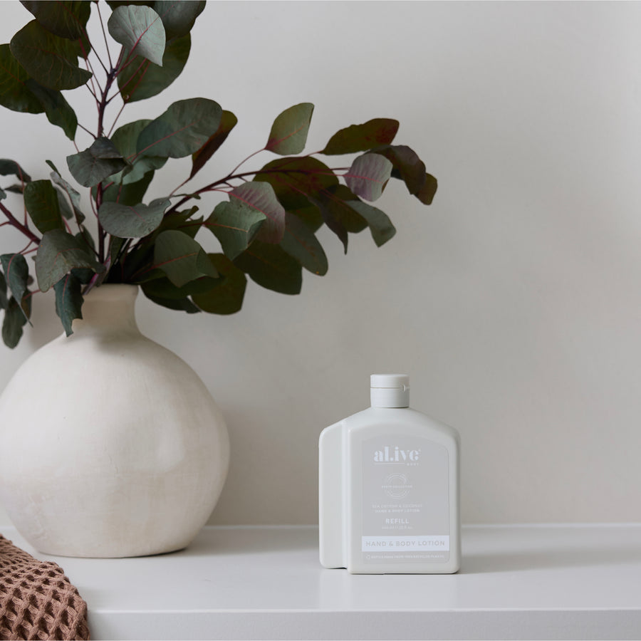 650ML LOTION REFILL - SEA COTTON & COCONUT