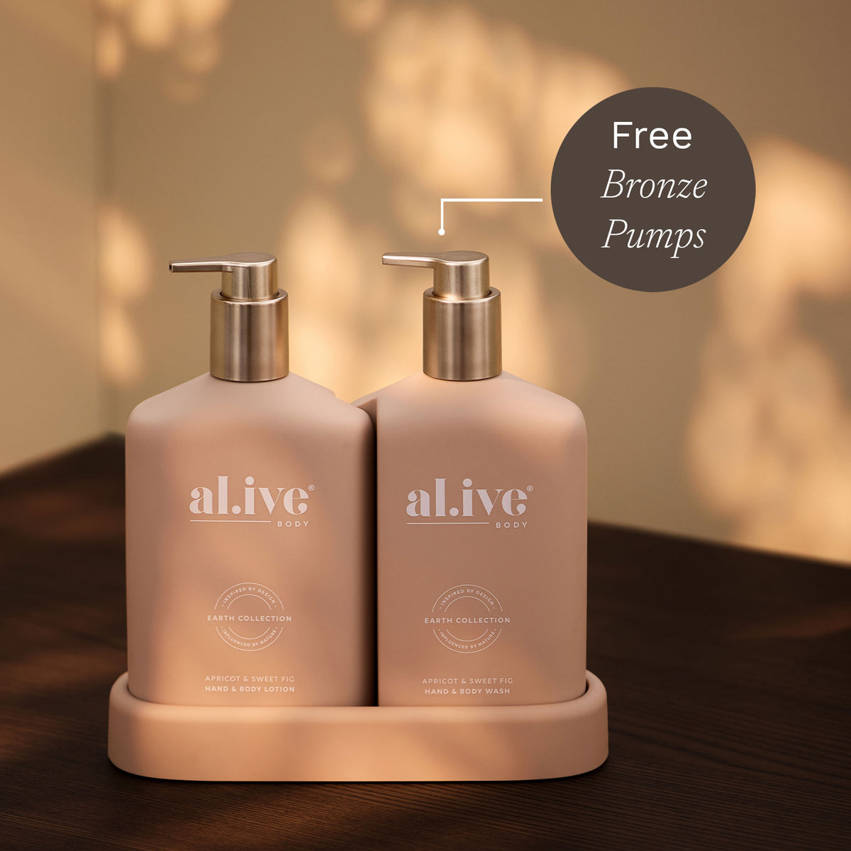 Bathroom Duo Wash + Lotion - Apricot & Sweet Fig