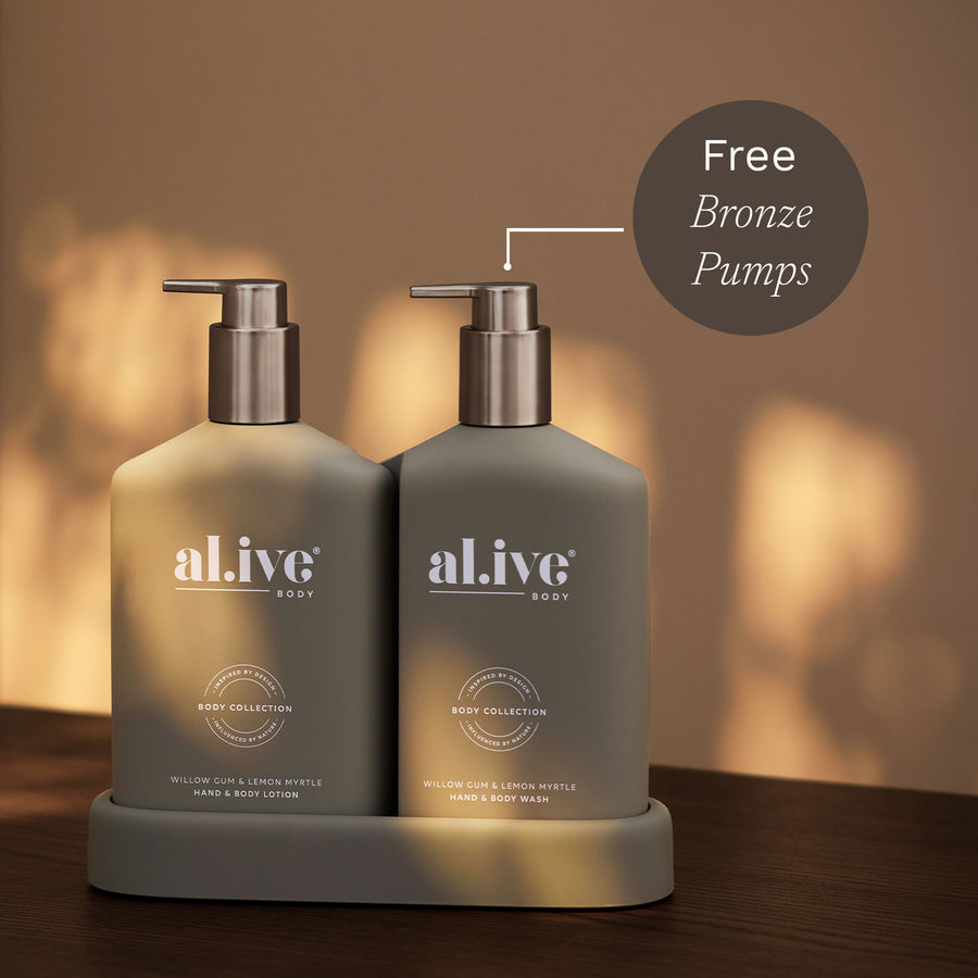 BATHROOM DUO - WILLOW GUM & LEMON MYRTLE