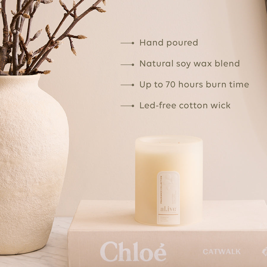 SOY CANDLE - MANGO & LYCHEE