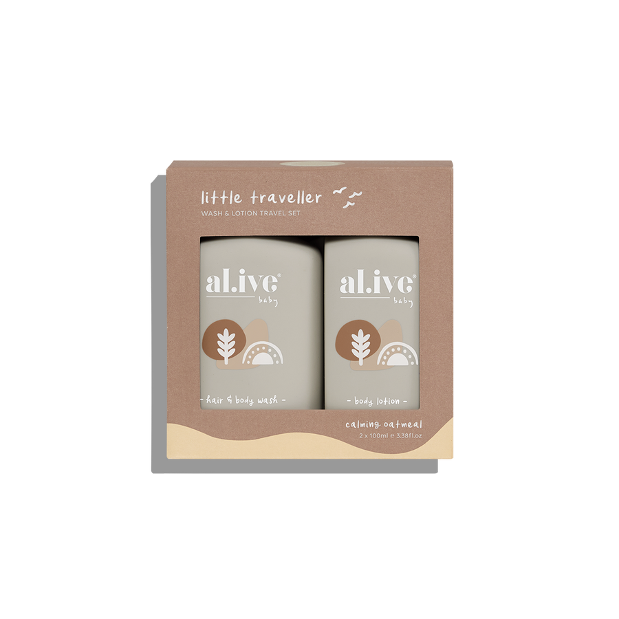 LITTLE TRAVELLER - WASH & LOTION TRAVEL SET