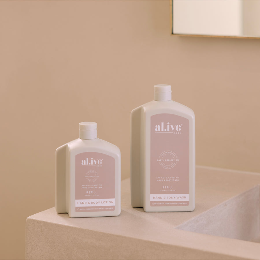 Hand & Body Wash Refill - Apricot & Sweet Fig