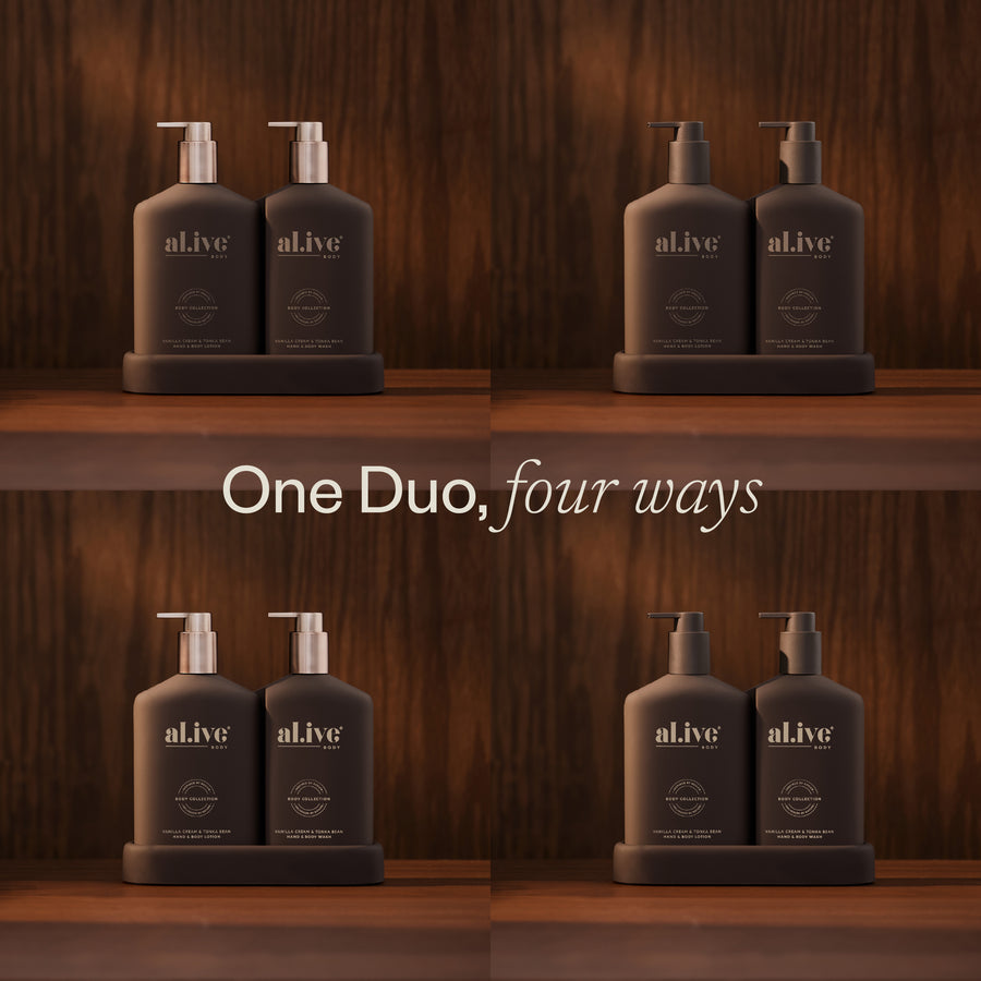 Transformative Bathroom Duo - Vanilla Cream & Tonka Bean