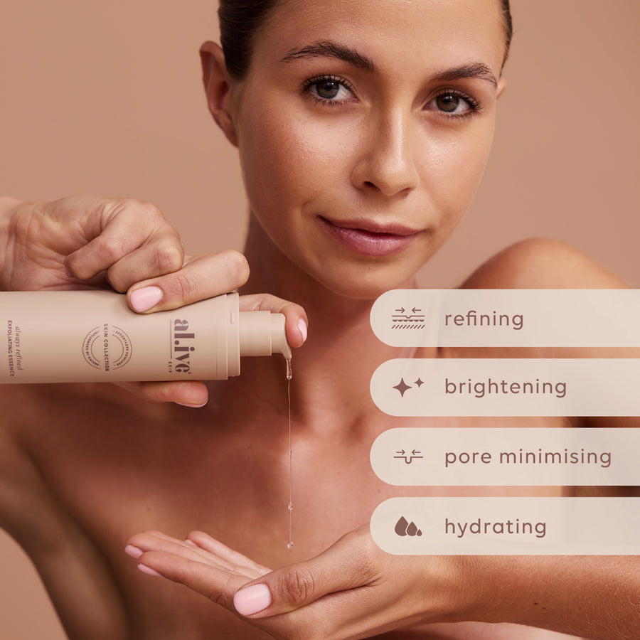 ALWAYS REFINED, EXFOLIATING ESSENCE