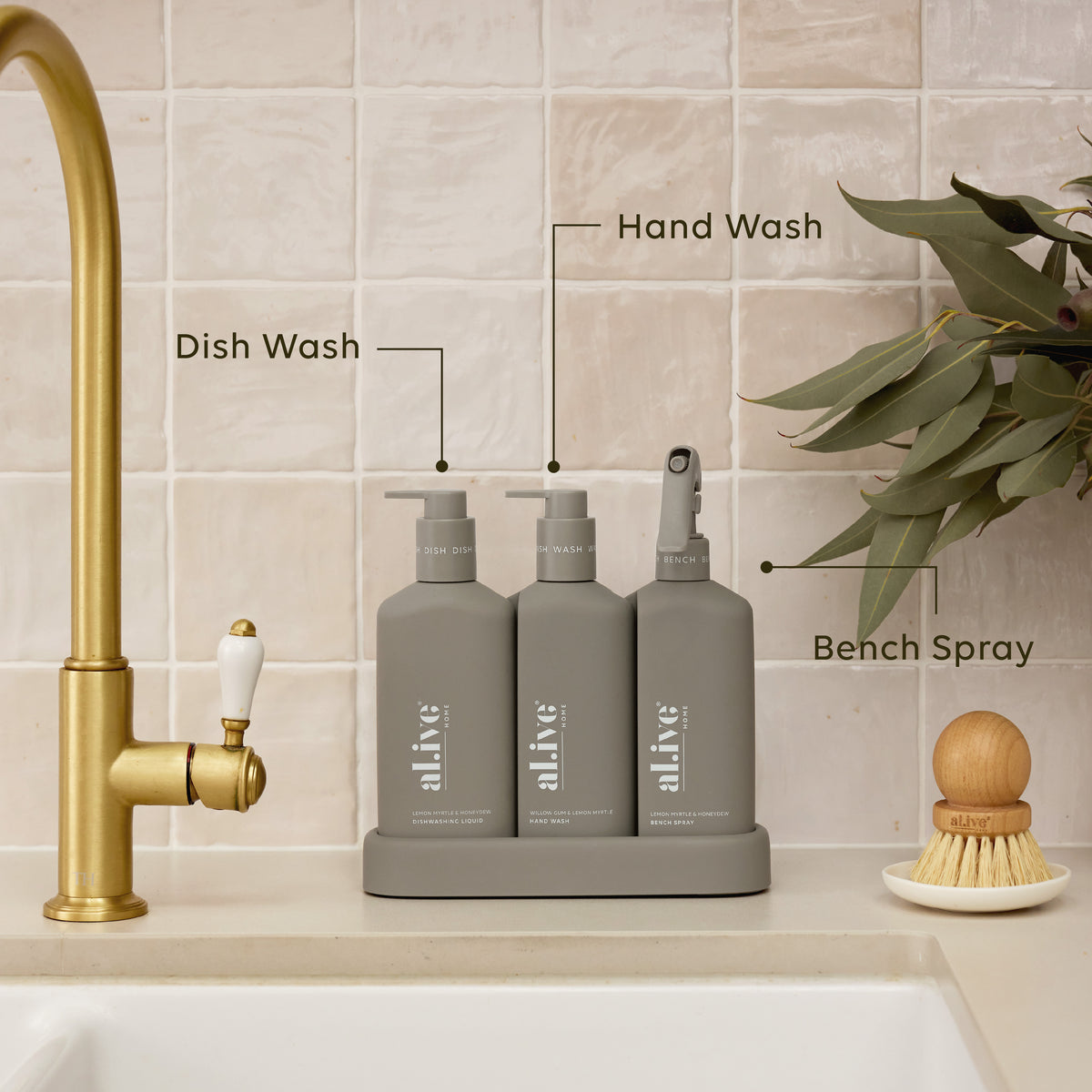 Kitchen Trio - Willow Gum & Lemon Myrtle + Lemon Myrtle & Honeydew