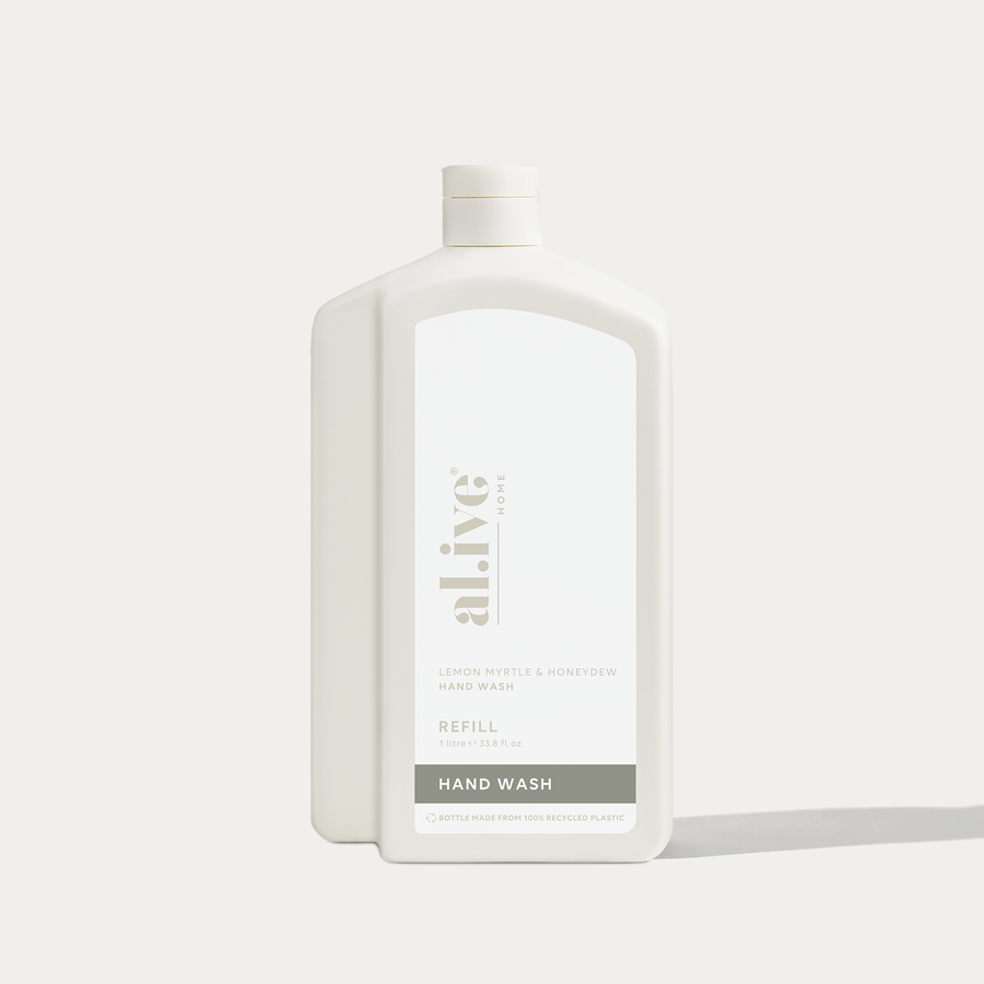 1 L HAND WASH REFILL - LEMON MYRTLE & HONEYDEW