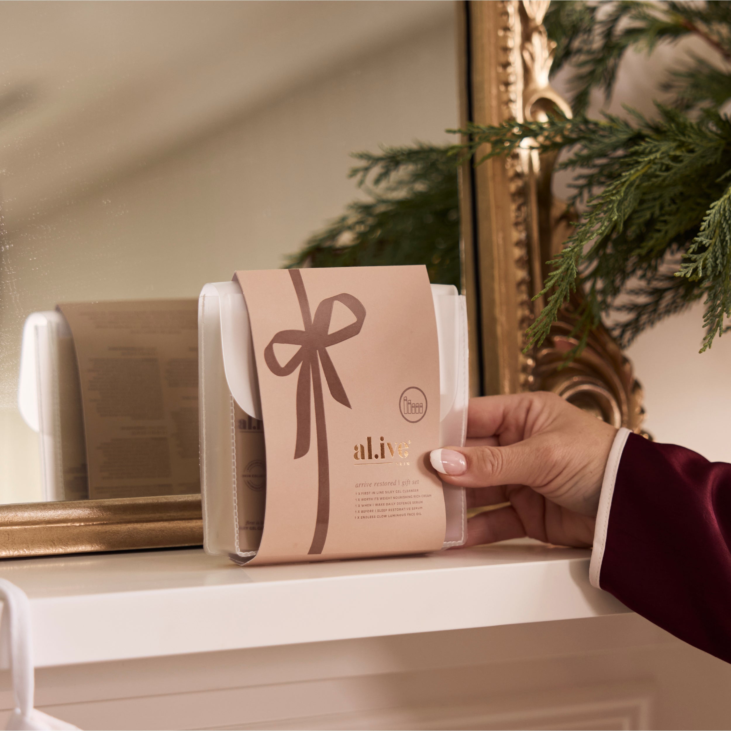 arrive restored - skincare travel size gift set