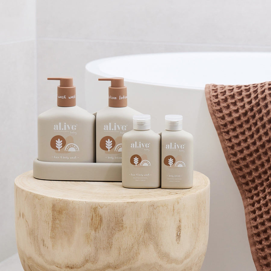 LITTLE TRAVELLER - WASH & LOTION TRAVEL SET