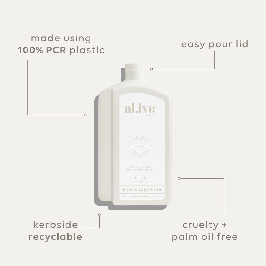650ML LOTION REFILL - MANGO & LYCHEE