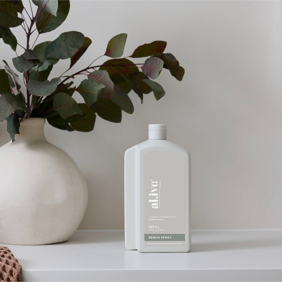 1 L BENCH SPRAY REFILL - LEMON & POMEGRANATE