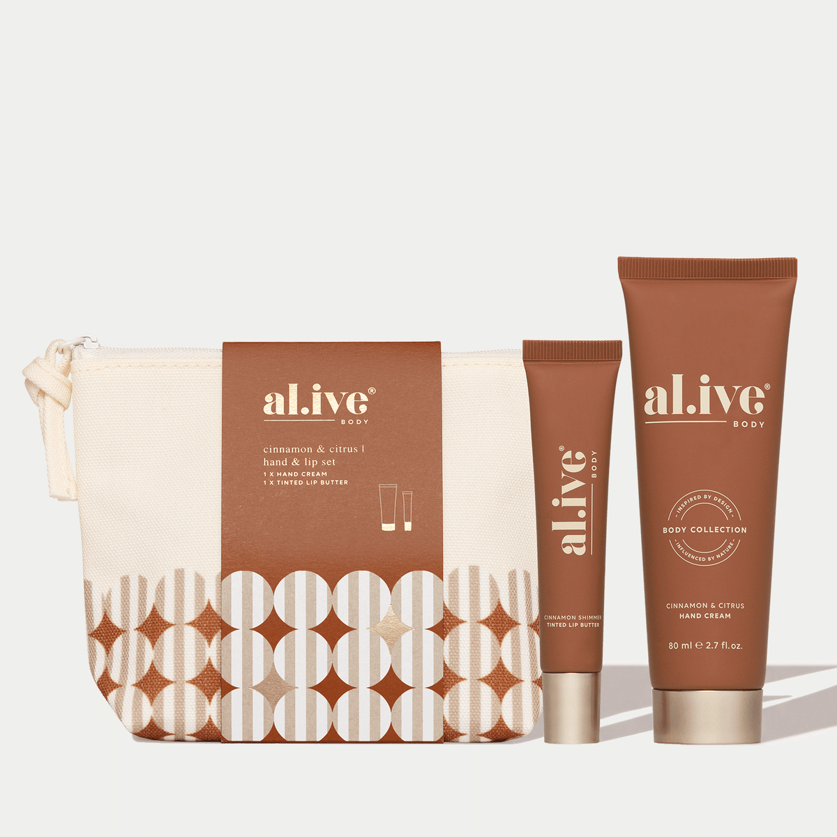 Hand & Lip Set - Cinnamon & Citrus