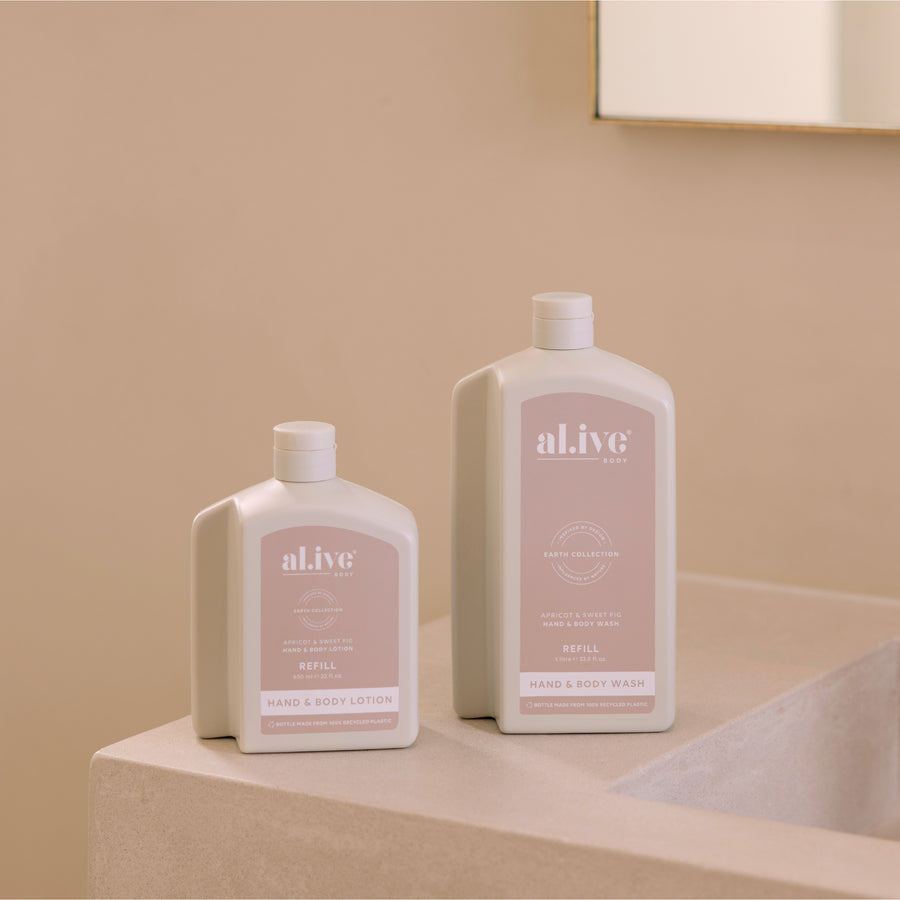 Hand & Body Lotion Refill - Apricot & Sweet Fig