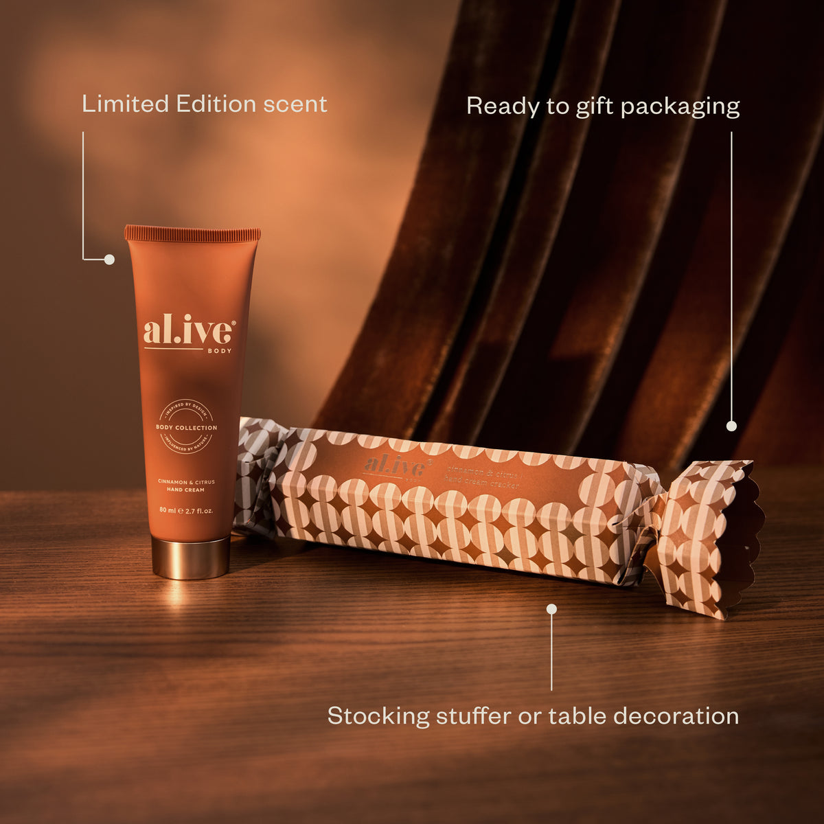 Hand Cream Cracker - Cinnamon & Citrus