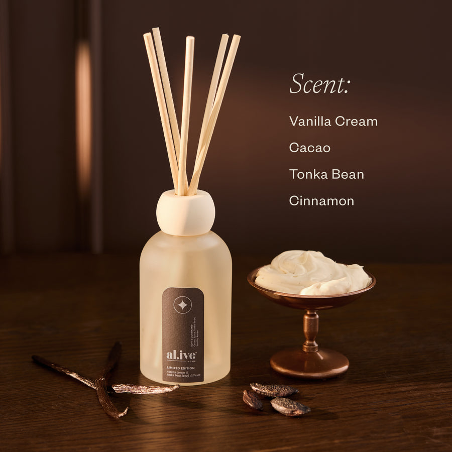 Reed Diffuser - Vanilla Cream & Tonka Bean