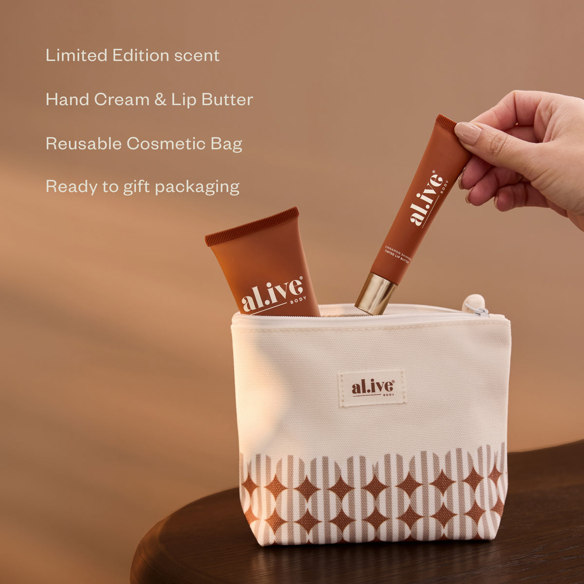 Hand & Lip Set - Cinnamon & Citrus