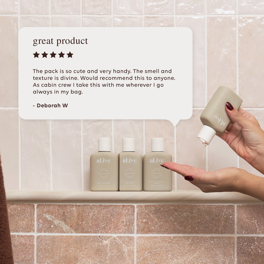 HAIR & BODY TRAVEL PACK
