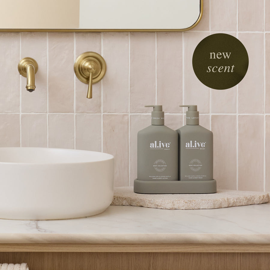 BATHROOM DUO - WILLOW GUM & LEMON MYRTLE