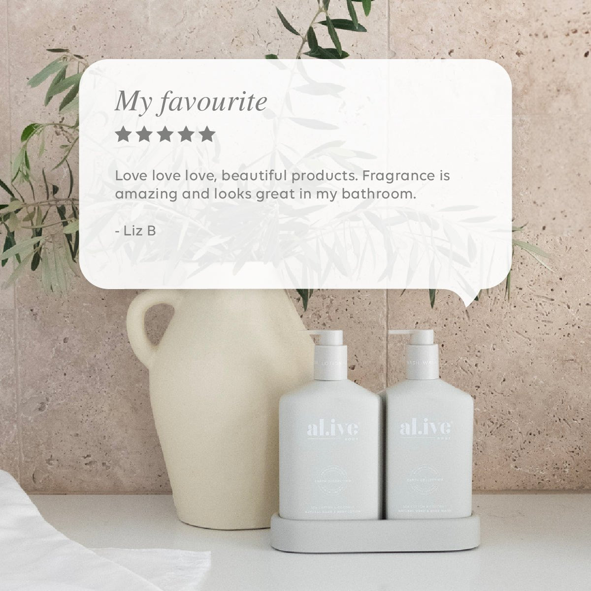 Bathroom Duo - Sea Cotton & Coconut